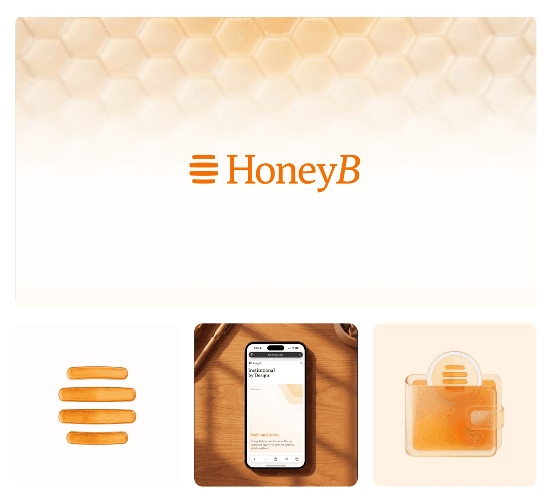 HoneyB brand identity