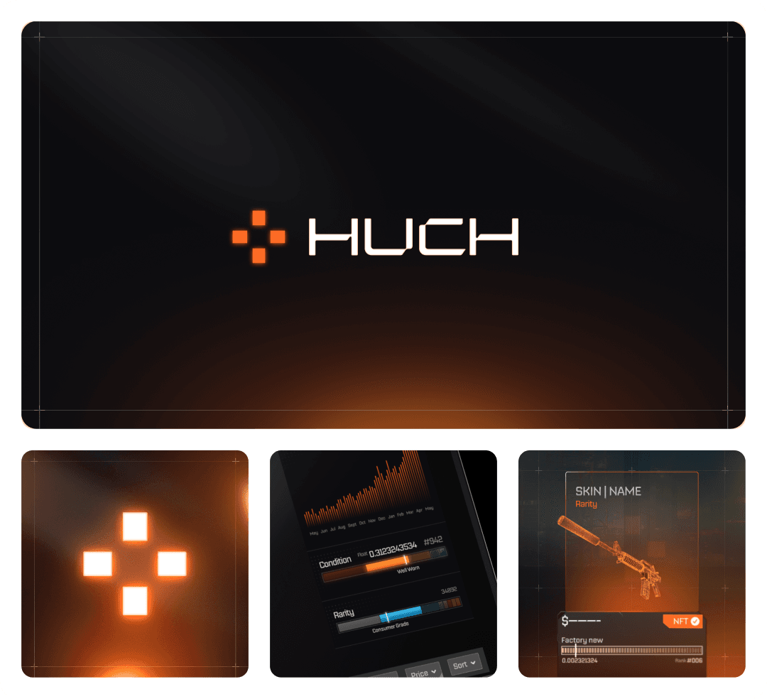 Huch brand identity
