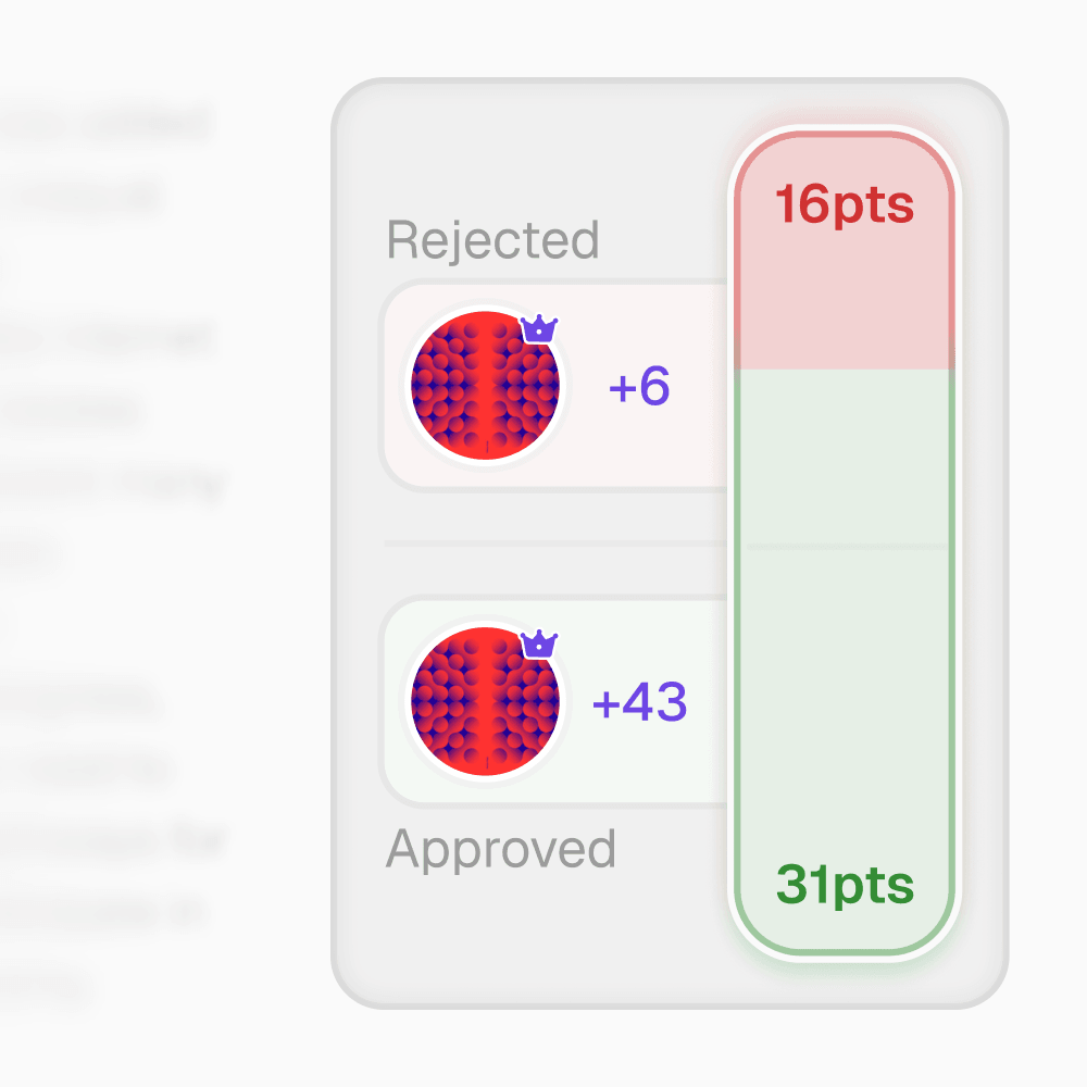 LivingIP voting interface